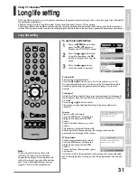 Preview for 31 page of Toshiba 42WP48A Owner'S Manual