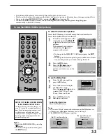 Preview for 33 page of Toshiba 42WP48A Owner'S Manual