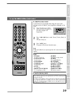 Preview for 39 page of Toshiba 42WP48A Owner'S Manual