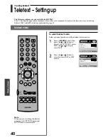 Preview for 40 page of Toshiba 42WP48A Owner'S Manual