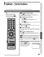 Preview for 43 page of Toshiba 42WP48A Owner'S Manual