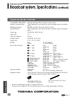 Preview for 52 page of Toshiba 42WP48A Owner'S Manual