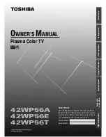 Toshiba 42WP56A Owner'S Manual preview