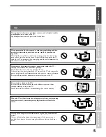 Preview for 5 page of Toshiba 42WP56A Owner'S Manual