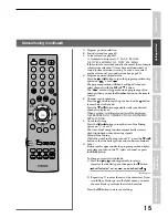 Предварительный просмотр 15 страницы Toshiba 42WP56A Owner'S Manual