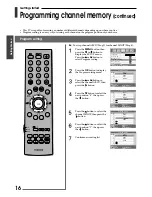 Предварительный просмотр 16 страницы Toshiba 42WP56A Owner'S Manual