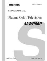 Toshiba 42WP56P Service Manual preview