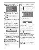 Preview for 22 page of Toshiba 42XL700E Owner'S Manual