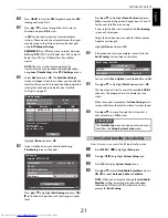 Preview for 21 page of Toshiba 42YL863B Owner'S Manual