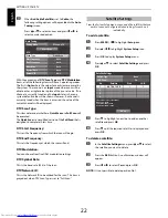 Preview for 22 page of Toshiba 42YL863B Owner'S Manual