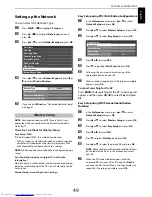 Preview for 49 page of Toshiba 42YL863B Owner'S Manual