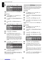 Preview for 52 page of Toshiba 42YL863B Owner'S Manual