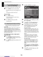 Preview for 56 page of Toshiba 42YL863B Owner'S Manual