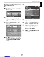 Preview for 57 page of Toshiba 42YL863B Owner'S Manual