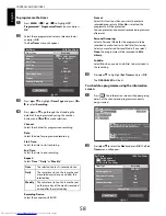 Preview for 58 page of Toshiba 42YL863B Owner'S Manual