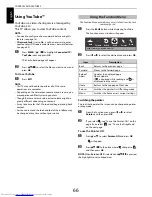 Preview for 66 page of Toshiba 42YL863B Owner'S Manual