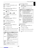 Preview for 67 page of Toshiba 42YL863B Owner'S Manual