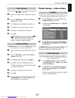 Preview for 85 page of Toshiba 42YL863B Owner'S Manual