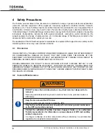 Preview for 14 page of Toshiba 431A Installation And Operation Manual