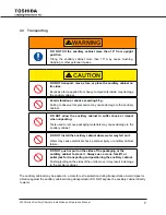 Preview for 15 page of Toshiba 431A Installation And Operation Manual