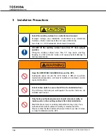 Preview for 18 page of Toshiba 431A Installation And Operation Manual