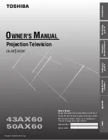 Предварительный просмотр 1 страницы Toshiba 43AX60 Owner'S Manual