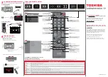 Предварительный просмотр 2 страницы Toshiba 43L420U Quick Setup Manual