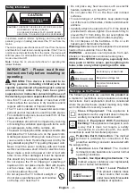 Предварительный просмотр 3 страницы Toshiba 43U5766DA Operating Instructions Manual