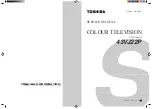 Preview for 3 page of Toshiba 43VJ33P Service Manual