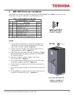 Preview for 9 page of Toshiba 4400 15-30kVA Seismic Installation Instructions Manual
