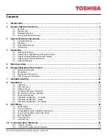 Preview for 7 page of Toshiba 4400 Series Installation And Operation Manual