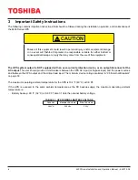 Preview for 14 page of Toshiba 4400 Series Installation And Operation Manual