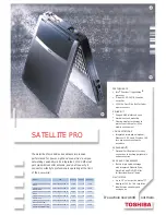 Preview for 1 page of Toshiba 4600 Specifications