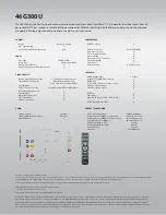 Предварительный просмотр 2 страницы Toshiba 46G300U Brochure