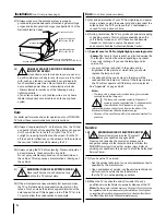 Предварительный просмотр 4 страницы Toshiba 46HM84 - 46" Rear Projection TV Owner'S Manual