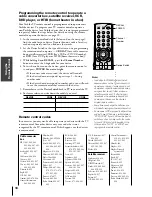 Предварительный просмотр 18 страницы Toshiba 46HM84 - 46" Rear Projection TV Owner'S Manual