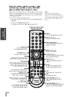 Предварительный просмотр 20 страницы Toshiba 46HM84 - 46" Rear Projection TV Owner'S Manual