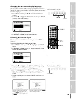 Предварительный просмотр 23 страницы Toshiba 46HM84 - 46" Rear Projection TV Owner'S Manual