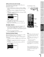 Предварительный просмотр 25 страницы Toshiba 46HM84 - 46" Rear Projection TV Owner'S Manual