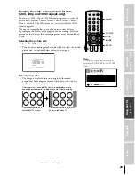 Предварительный просмотр 29 страницы Toshiba 46HM84 - 46" Rear Projection TV Owner'S Manual