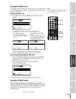 Предварительный просмотр 37 страницы Toshiba 46HM84 - 46" Rear Projection TV Owner'S Manual