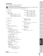 Предварительный просмотр 61 страницы Toshiba 46HM84 - 46" Rear Projection TV Owner'S Manual