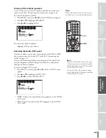 Preview for 65 page of Toshiba 46HX83 Owner'S Manual