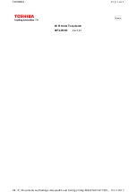 Toshiba 46TL933G Service Manual preview