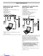 Предварительный просмотр 22 страницы Toshiba 46UX600U Owner'S Manual