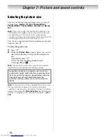 Предварительный просмотр 54 страницы Toshiba 46UX600U Owner'S Manual