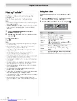 Предварительный просмотр 72 страницы Toshiba 46UX600U Owner'S Manual