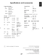 Предварительный просмотр 27 страницы Toshiba 46WM48 Series Owner'S Manual