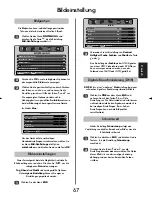 Предварительный просмотр 67 страницы Toshiba 46WM48 Series Owner'S Manual