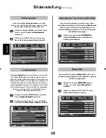 Предварительный просмотр 68 страницы Toshiba 46WM48 Series Owner'S Manual